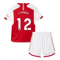Dres Arsenal Jurrien Timber #12 Domáci pre deti 2023-24 Krátky Rukáv (+ trenírky)